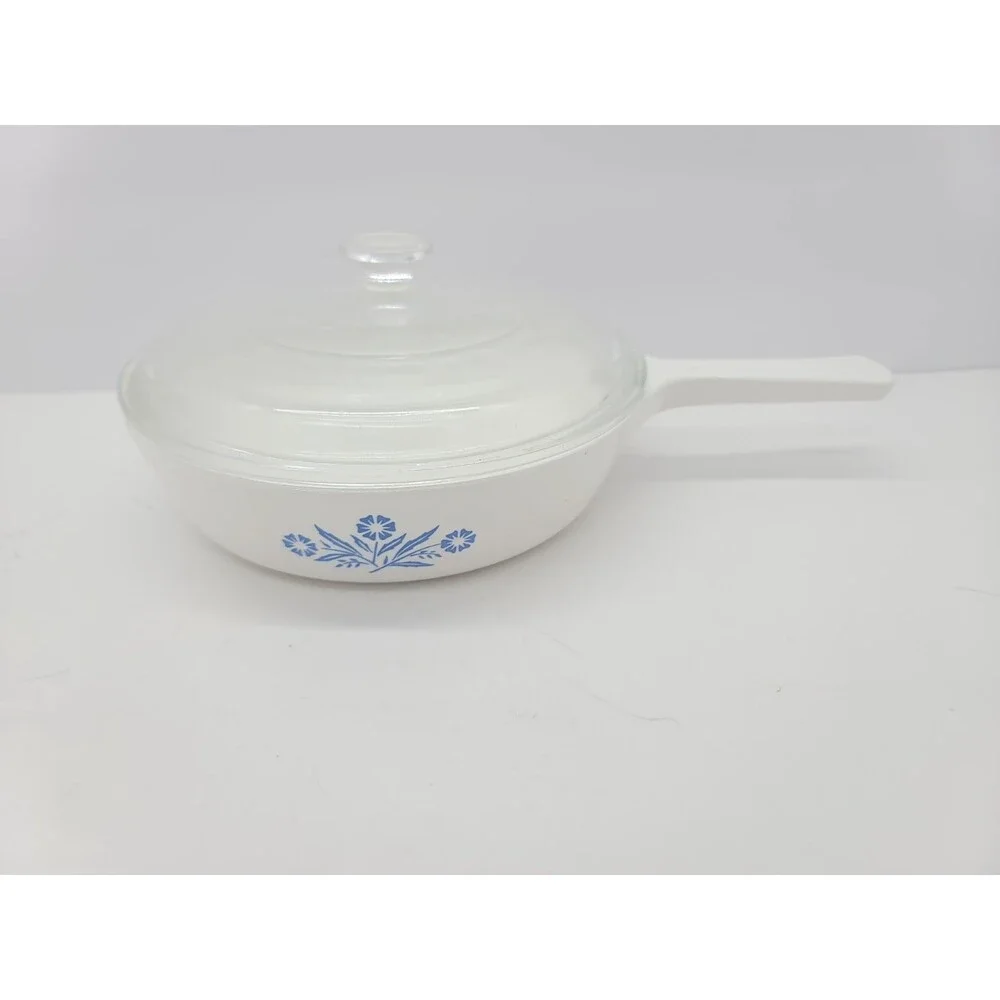 Corning Ware Blue Cornflower Frying Pan Skillet 6.5